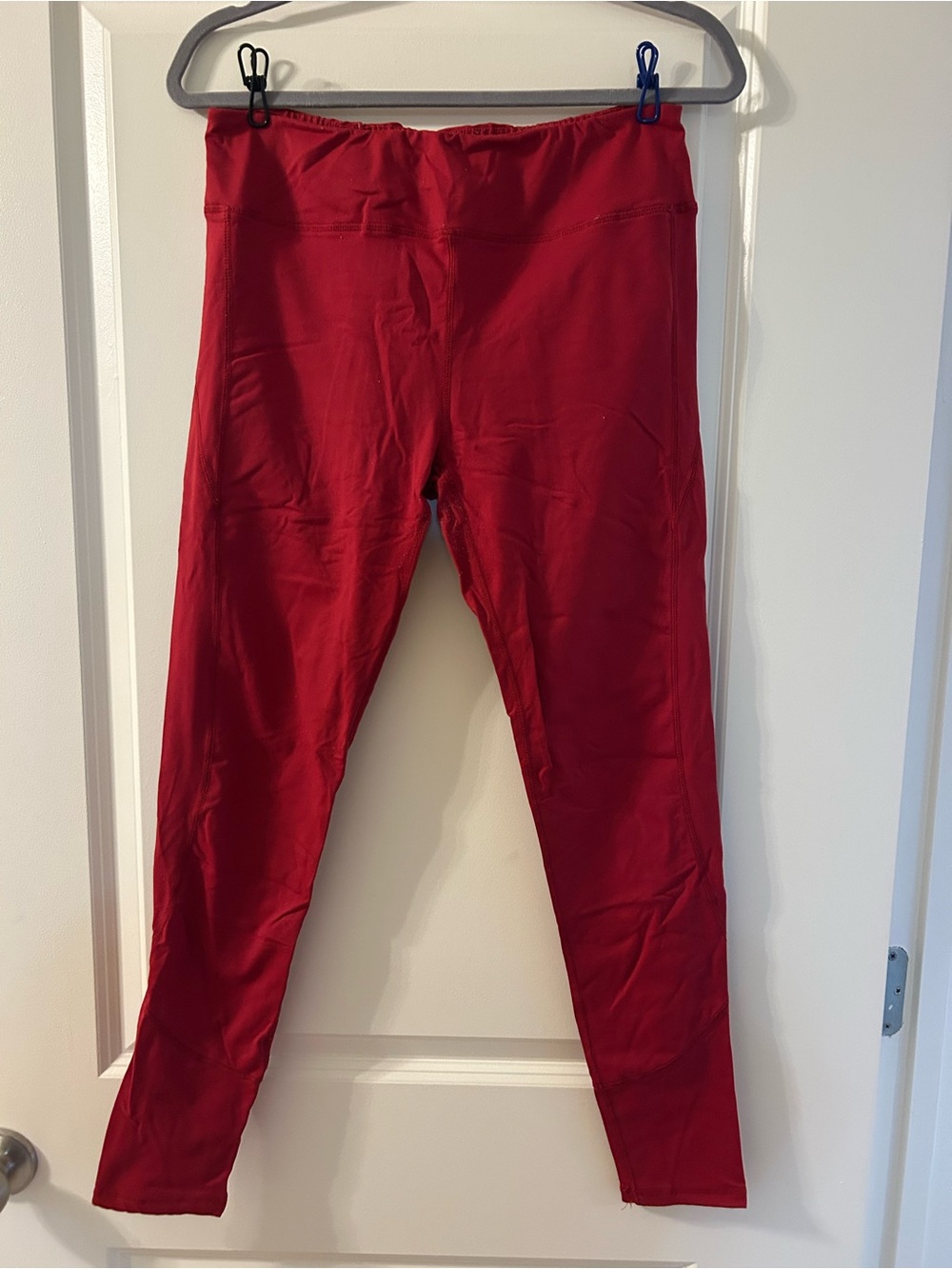 Women’s Peach Fit Red Active Leggings